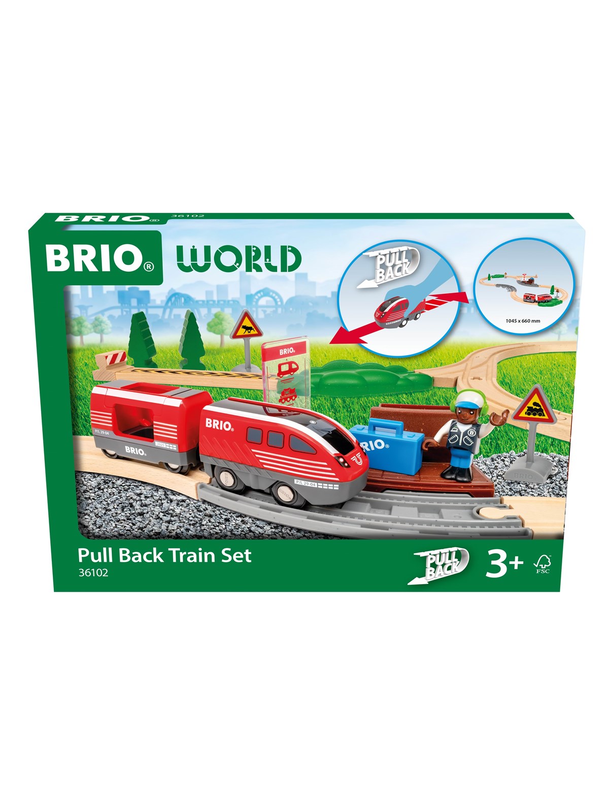 Brio Zugset mit Rückziehmotor