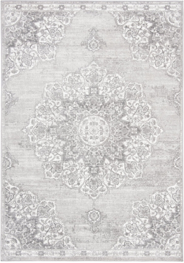 Latitude Vive Anniston Oriental Area Rug Gray Rectangle 160 x 229 cm