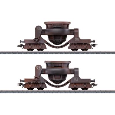 Güterwagen MÄRKLIN "Schlackenwagen-Set - 46146", braun, Modelleisenbahn-Fahrzeuge, Kinder, Kunststoff, Metall