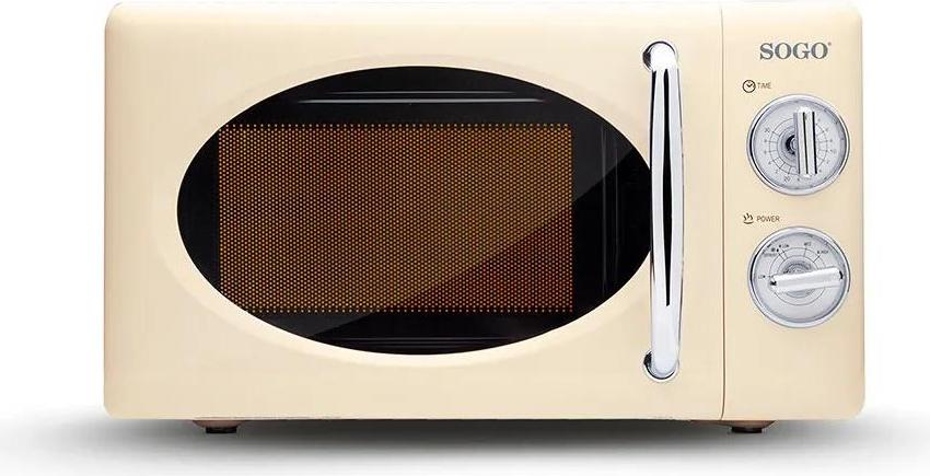 Sogo HOR-SS-890-BG, Arbeitsplatte, Solo-Mikrowelle, 20 l, 700 W, Drehregler, Beige