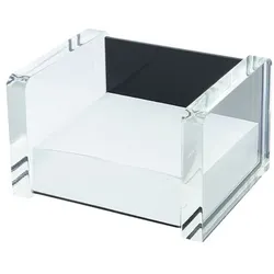 Wedo Zettelbox »acryl exklusiv« schwarz, 11.6x7.5x9.9 cm