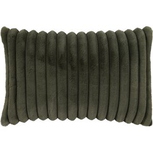 Magma-Heimtex Kissenbezug Raya, 15882094, salbei, Fellimitat aus Polyester, 40x60 cm
