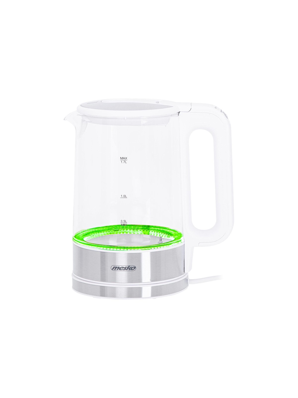 Mesko Wasserkocher MS 1301 - kettle - white - Weiß - 2200 W