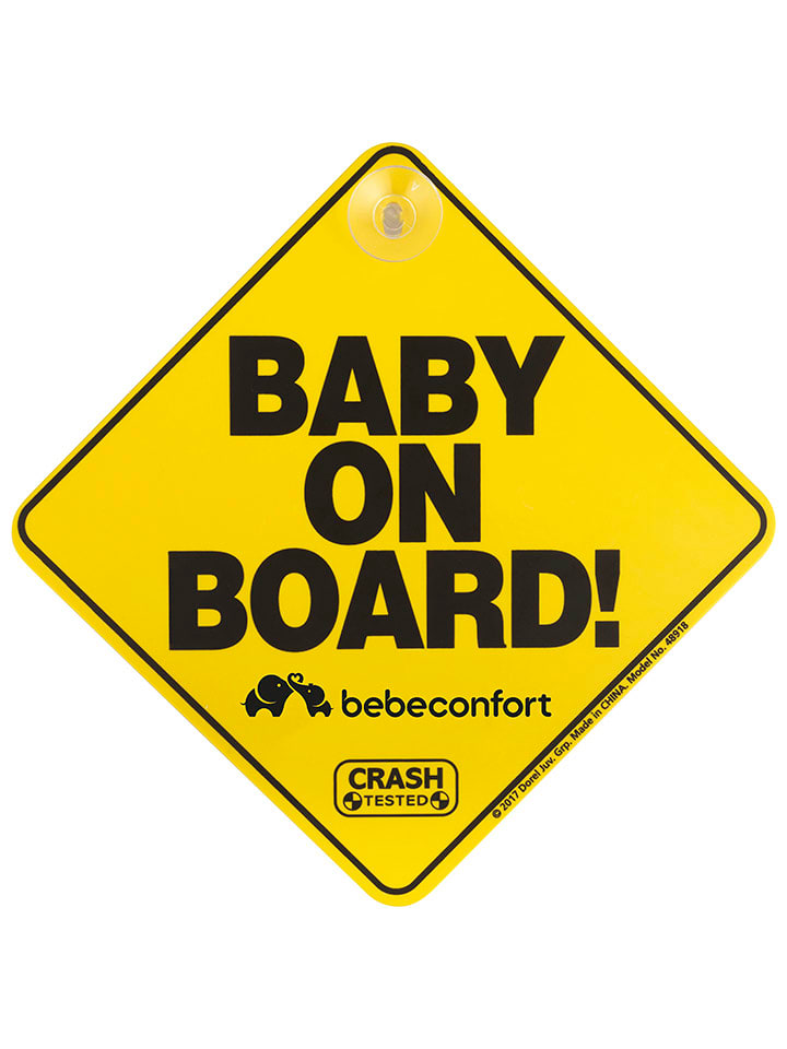Bebeconfort Autoschild "Baby on Board" in Gelb - onesize