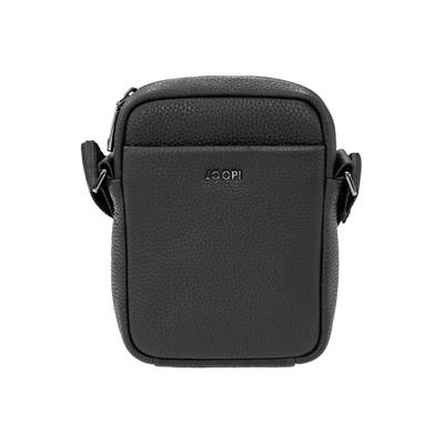 Umhängetasche JOOP "Umhängetasche Cardona Rafael Shoulderbag xsvz1", Herren, Gr. B/H/T: 13,5cm x 18,5cm x 5cm 0, schwarz, Obermaterial: 100% Rindsleder Leather cow., Taschen Umhängetasche
