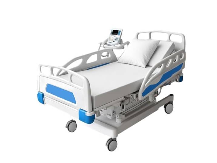 4Sleepy Matratze 90x200x17 cm wasserdicht – Kaltschaum-Pflegematratze für Pflegebett, Krankenbett & Reha, abwaschbarer Bezug weiß, Made in Europe