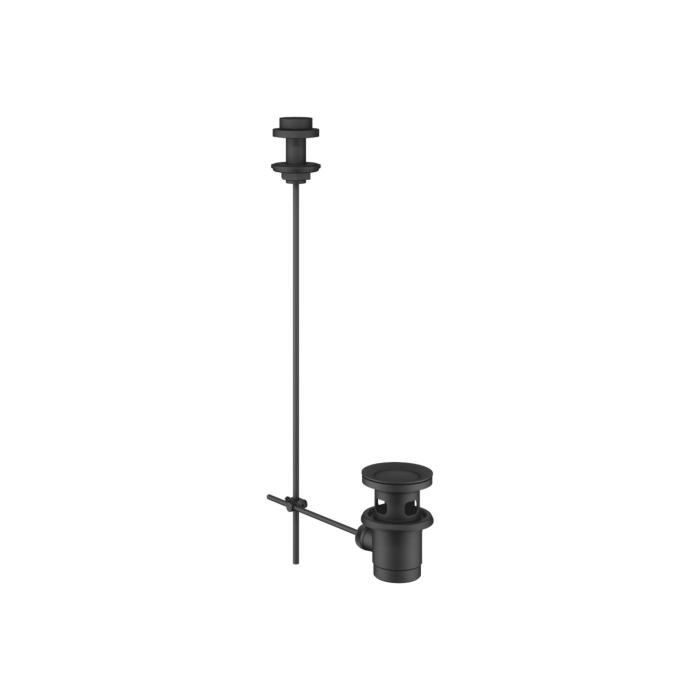 Dornbracht Ablaufgarnitur 10200970-33 1 1/4", Zugknopf für Standmontage, schwarz matt