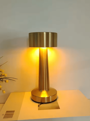 Inspire Curations Rechargeable Retro LED Table Lamp Wireless 3 Color Dimmable Touch Light type A
