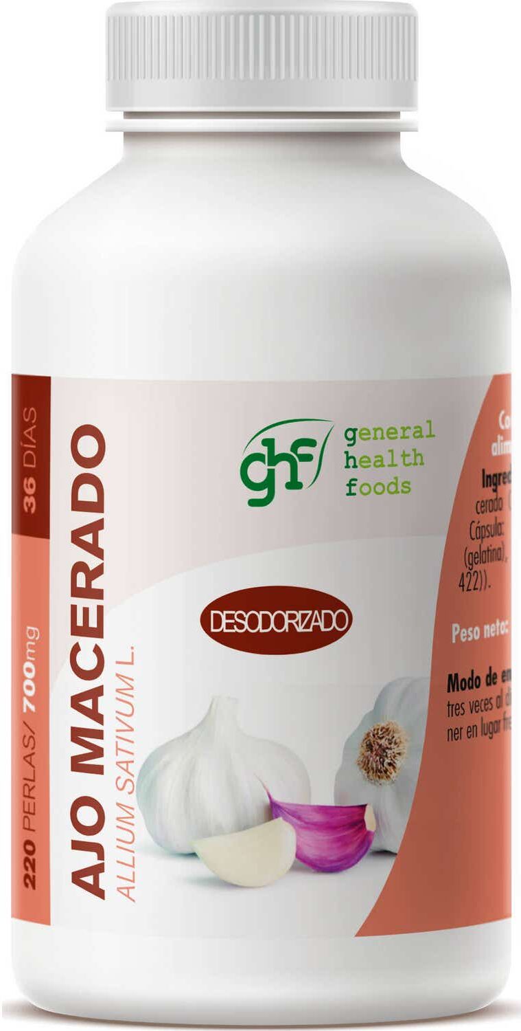 GHF Ajo Macerado 700 mg 220 Perlas