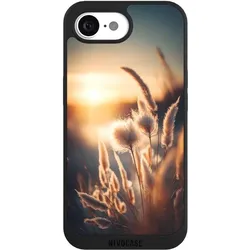Nivocase Handyhülle für Apple iPhone 17e Hülle NIVOpure Case Schwarz Natur Sonne Pampasgras (Apple iPhone 17e), Smartphone Hülle, Schwarz