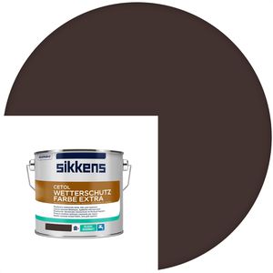 Sikkens Holzfarbe Cetol Wetterschutzfarbe, 2,5l, außen, wetterfest, RAL 8017 schokoladenbraun