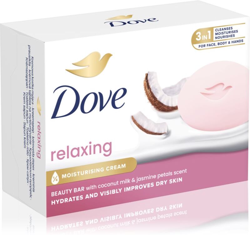 Dove Relaxing Coconut Cremige Waschtablette Coconut milk & Jasmine petals 90 g