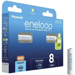 eneloop 8er-Pack Akkus Micro AAA 800 mAh