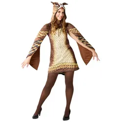 buttinette Kleid "Eule", braun