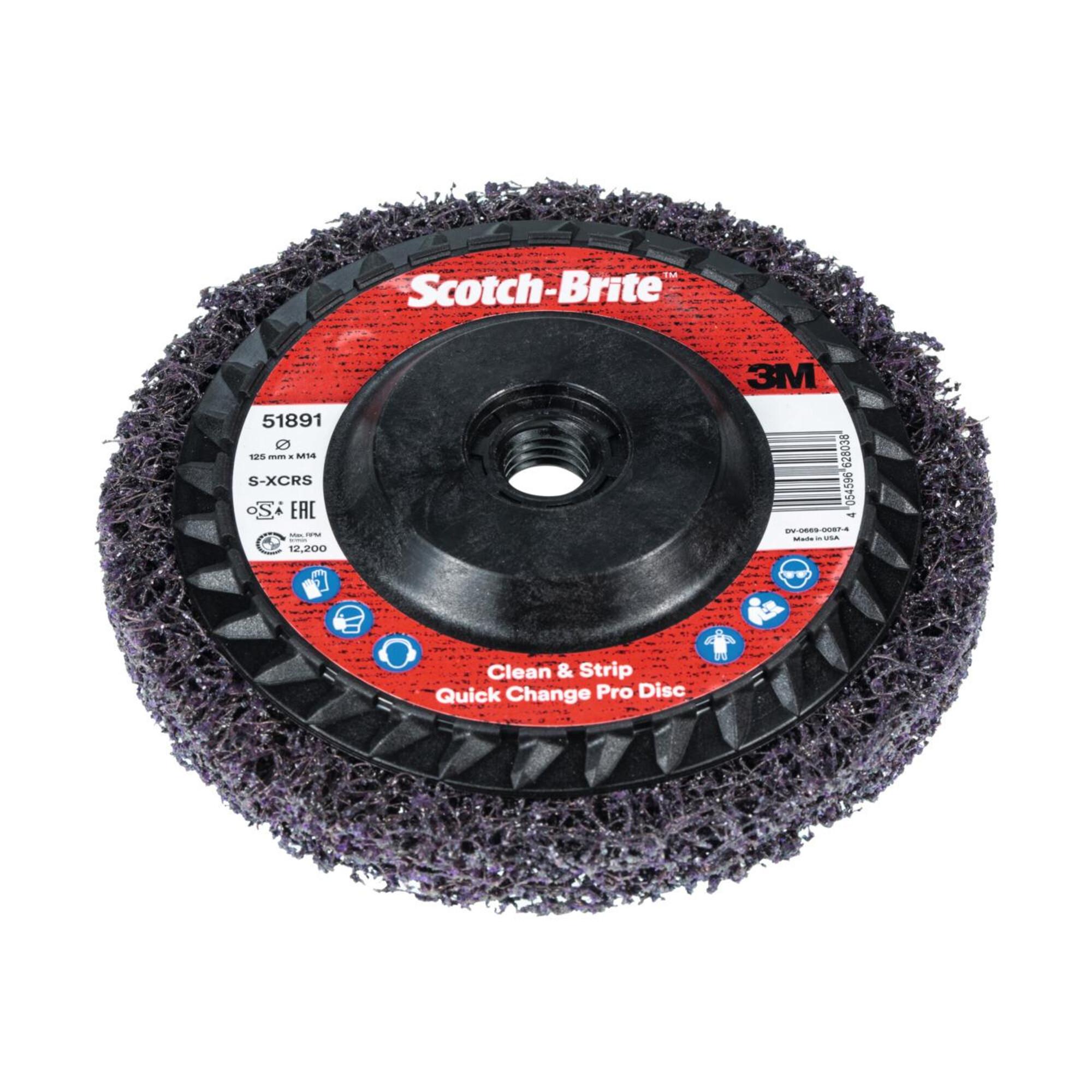 3M XT-RD PRO Grobreinigungsscheibe (SiC) 125 mm aus Siliciumcarbid für Rostentfernung, 7100192335)