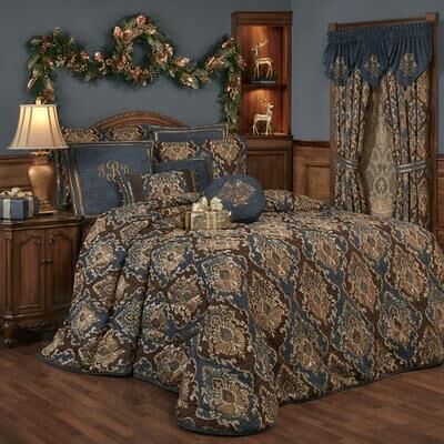 Touch of Class Hanover Grande Bedspread Multi Warm, King, Multi Warm