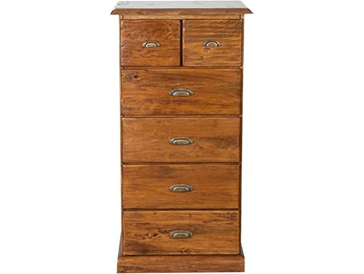 Biscottini Kommode Schrank Made in Italy - Badezimmermöbel 6C.CM.63X41X120 cm - Kommode holz massiv - Kommode schlafzimmer mit Schubladen - Konsole