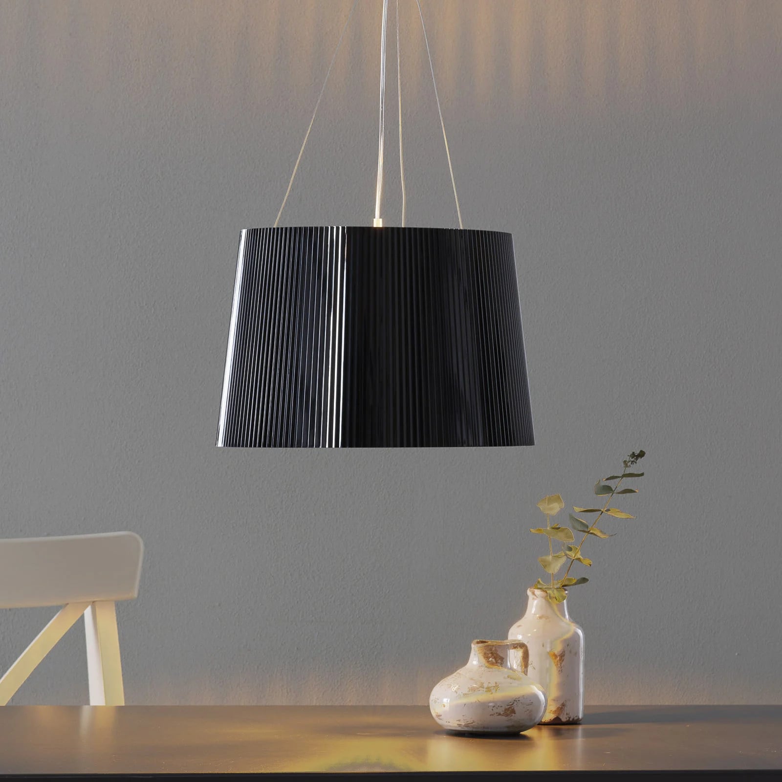 Kartell Gè Hanglamp Zwart/Goud - Designer Kunststof Lamp