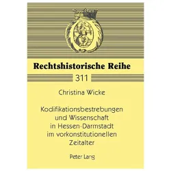 Wicke:Kodifikationsbestrebungen und Wis, Fachbücher von Christina Wicke
