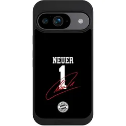 Nivocase Handyhülle für Google Pixel 9 Hülle NIVOpure Case Schwarz FC Bayern München FCB Manuel Neuer (Google Pixel 9), Smartphone Hülle, Schwarz