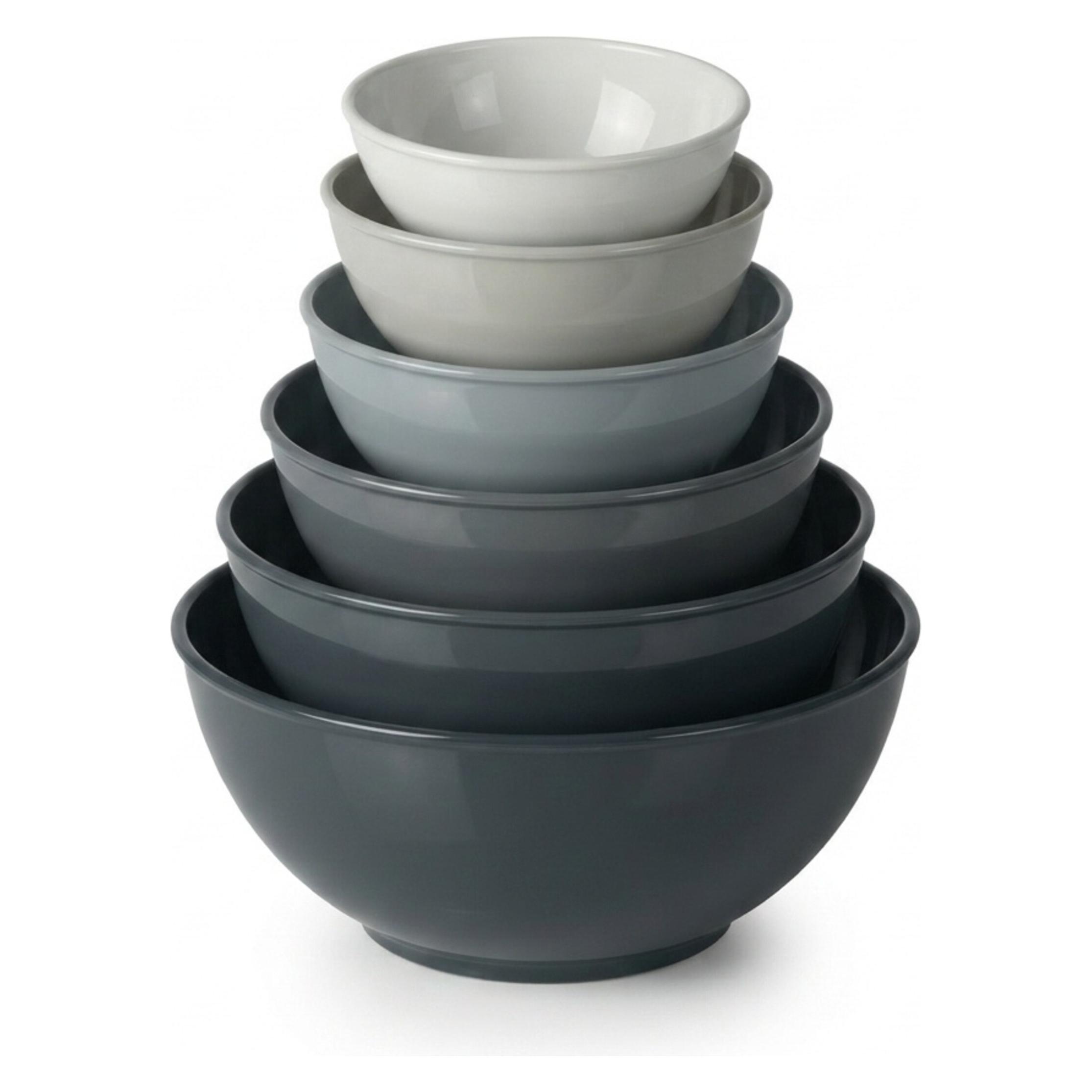 Relaxdays 6x Rührschüssel- Set (30 cm, 5.25 l, 6x) (4052025483692)