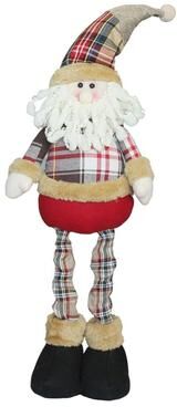 Snug & Styled Telescopic Santa Window Hanging Doll Christmas Decoration For Home & Holiday Display a