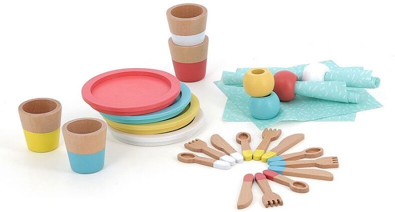 Dinette repas en bois - Vilac