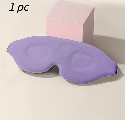 Daily Deals Depot Sleep Mask Soft Blackout Sleep Eye Mask For Travel, Home & Restful Sleep purple