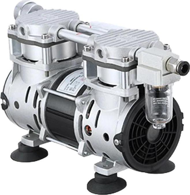 Ölfreie Vakuumpumpe - 1300H-65L - -97 kPa Unterdruck - 65 L Fördervolumen - EU-Stecker - Leise -