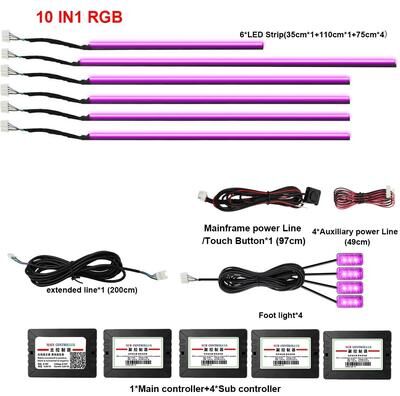 Uplift Picks RGB Symphony Car Ambient Light Interior LED Strip Kit 08