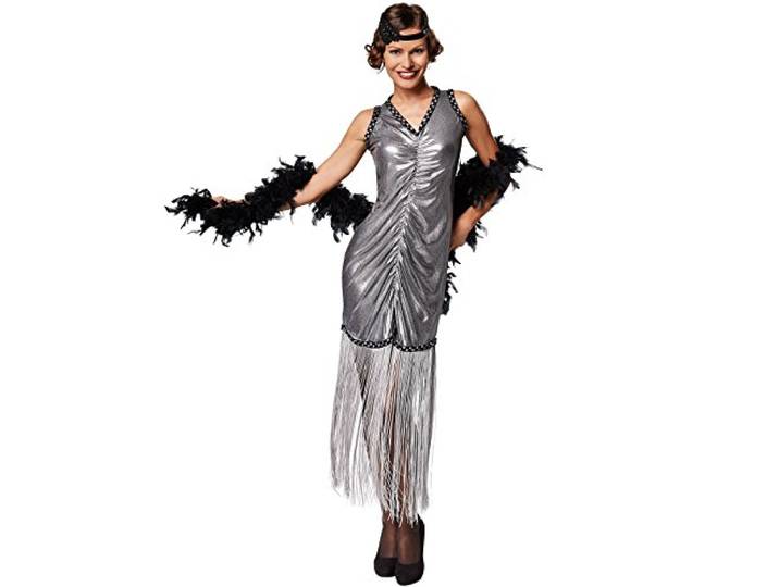 TecTake dressforfun Broadway kostuum voor dames, koop ook een haarband en lange handschoenen voor de jurk, met deze jurk zul je veel opwinding veroorzaken (XXL, nr. 301599)