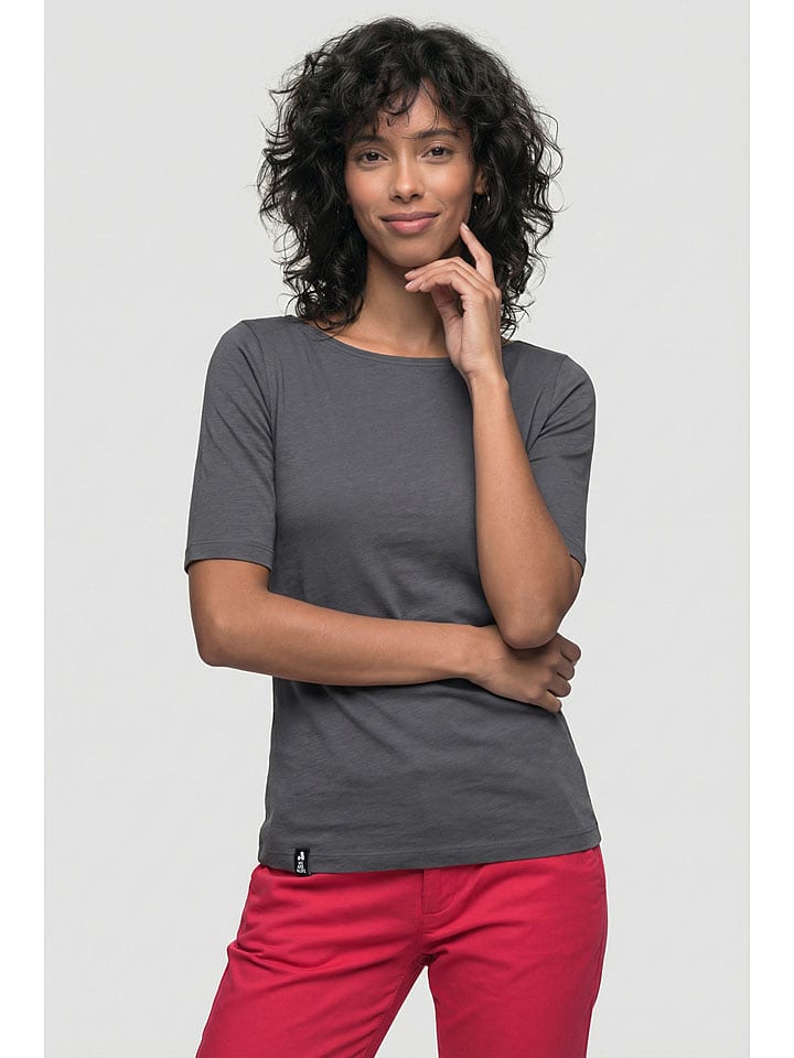 alife and kickin Shirt "Hilde" in Anthrazit - M