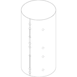 Verkleidung P990.6 silber - 7735501784