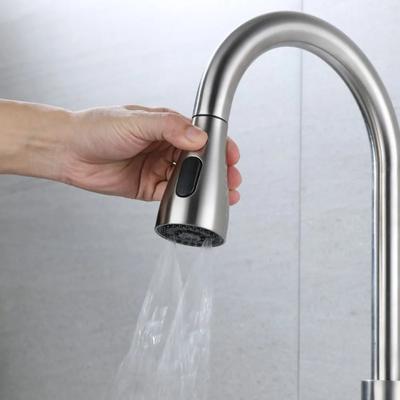 Youfap Market Water Saving Bathroom Sink Shower Spray Head, Kitchen Pull Out Faucet Sprayer Nozzle brushed