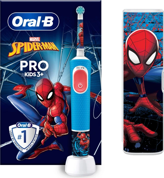 Oral-B Zahnbürste 773390 / Pro Kids Spider-Man Blau