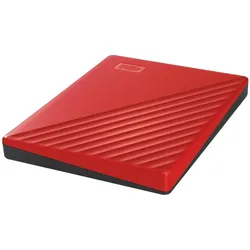 WD My Passport (2 TB), Externe Festplatte, Rot