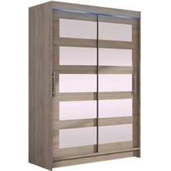 KLEIDERSCHRANK Miami IV, mit RGB LED Beleuchtung