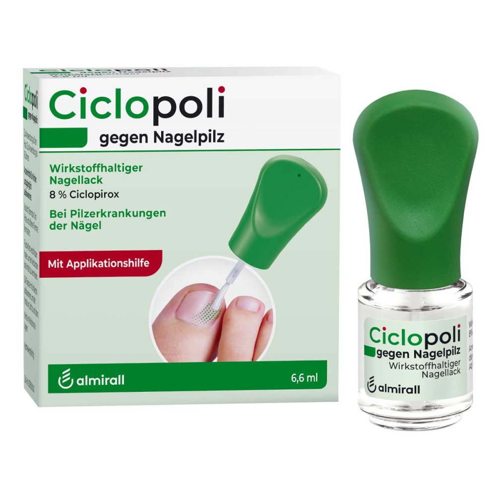 ALMIRALL HERMAL GmbH Ciclopoli gegen Nagelpilz mit Applikationshilfe 02247667