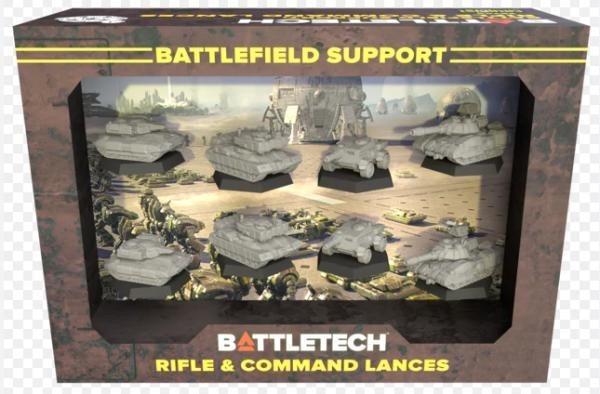 BattleTech Battlefield Support: Rifle & Command Lances van Catalyst Game Labs