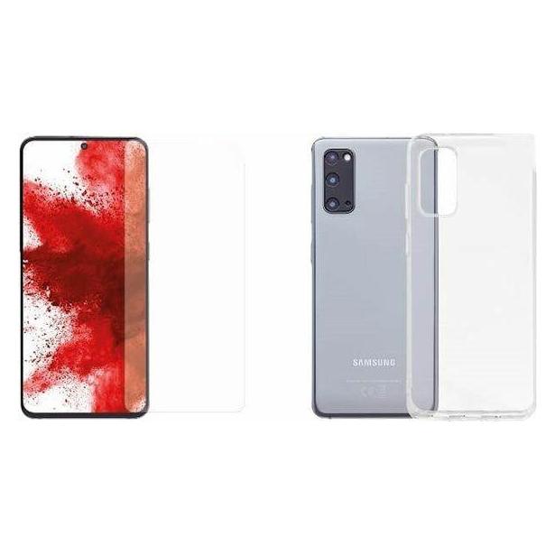 Displex Real Glass, 2D Panzerglas + Handyhülle (Samsung Galaxy S22+) (01582)