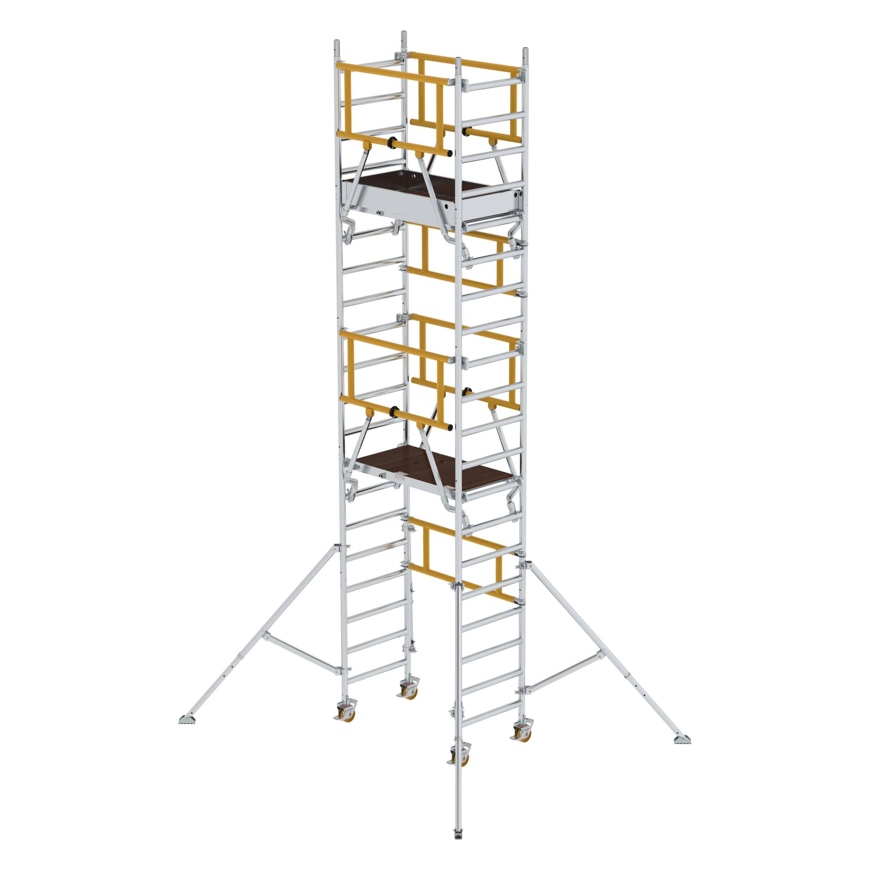 Günzburger FlexxTower SG mit vorlaufendem Geländer (Gerüst, 610 cm) (125111)