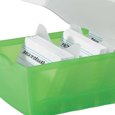 HAN Kartei-Stützplatten DIN A8 transparent 9028-63D