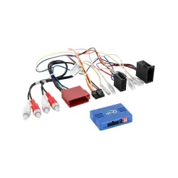 Lenkradfernbedienungsadapter Audi A2/A3/A4/A6/TT ISO/Mini ISO Amp >Cinch 42a-...