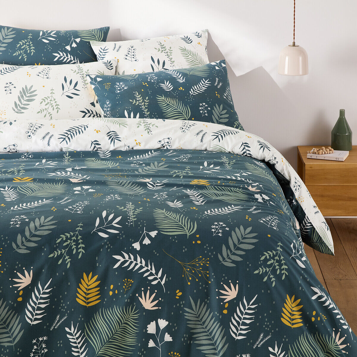 LA REDOUTE INTERIEURS Housse de couette percale de coton, Suzanne