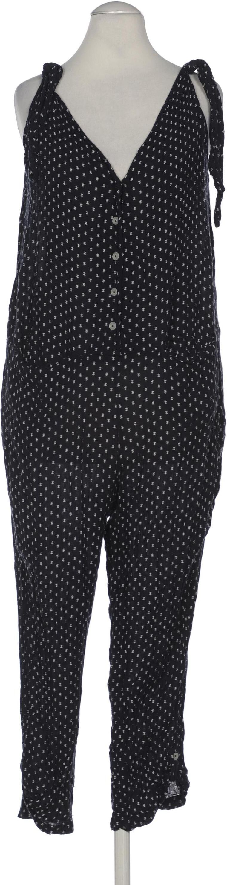 Mango Damen Overall oder Jumpsuit, Marineblau, Gr. S, Viskose - Second Hand
