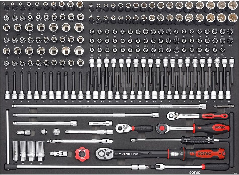 Sonic Equipment Werkzeugmodul Kombinationssatz Sfs-Xl 218-Tlg. 221802