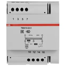 ABB Stotz S&amp;J Sicherheits-Trafo TS 63/12-24 C