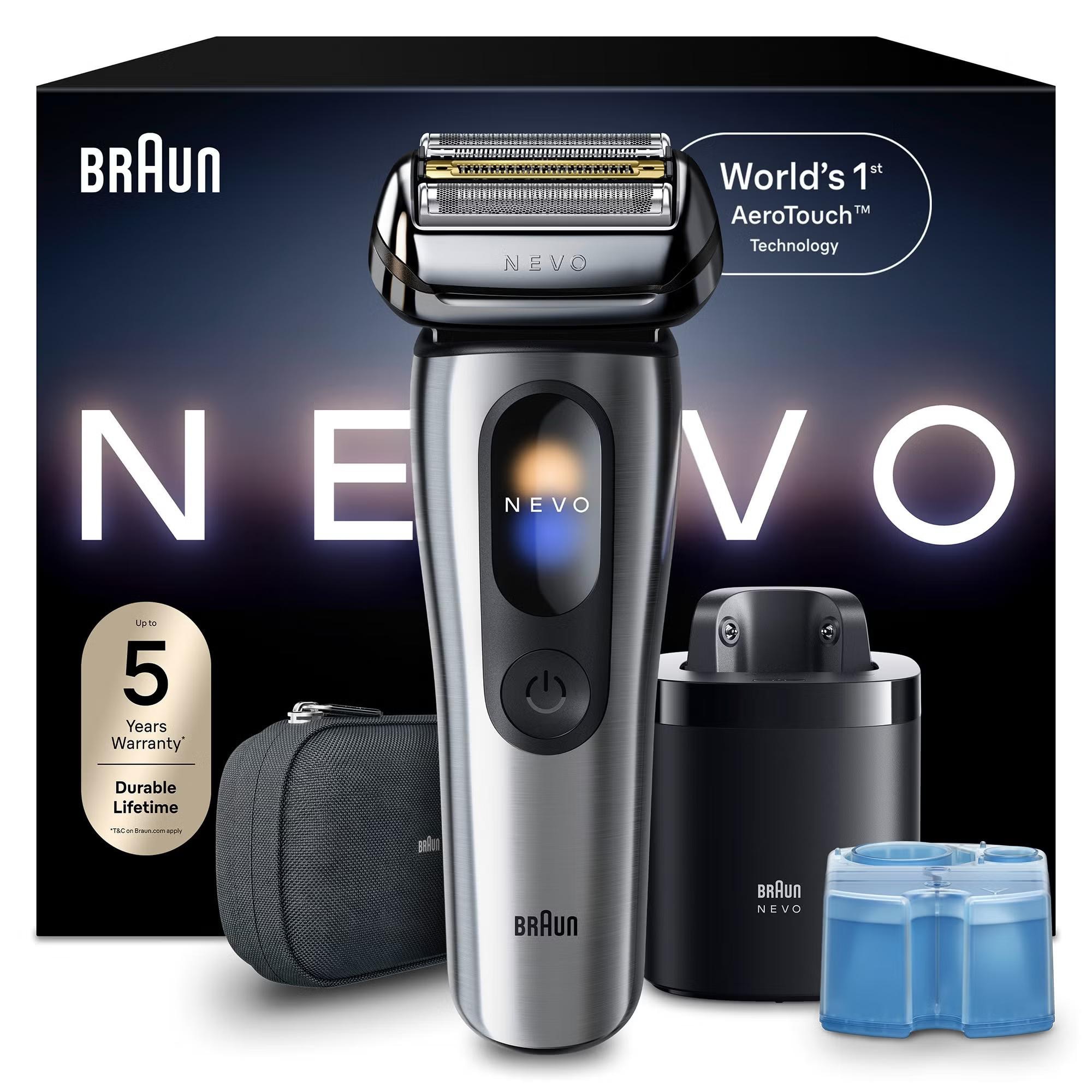 Braun NEVO 1100cc Rasierer Herren silber Braun NEVO 11000cc