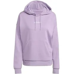 ADIDAS Damen Kapuzensweat Essentials Linear French Terry, Größe XL in Lila Lila
