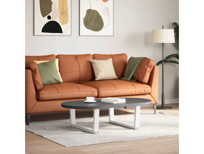 vidaXL Couchtischbeine V-Form 2 Stück Weiß 70x(30-31,3) cm Stahl